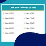 Gunotsav 2025 OMR Sheet PDF download