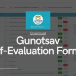 Gunotsav Self-Evaluation Format Form Download